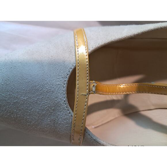 LARRY STUART Suede Mary Jane Skinny Heels Size 8.5 Price is Firm Selling "As Is" - Picture 10 of 15